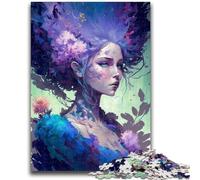 Puzzle per adulti 1000 pezzi Spirito della foresta, difficile da completare ma divertente e umoristico gioco educativo per compleanno 26x38cm