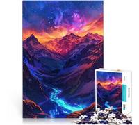 Puzzle per adulti, 1000 pezzi, splendido paesaggio di montagna, il puzzle per la decorazione della casa, adatto per adolescenti dai 14 anni e oltre 26 x 38 cm