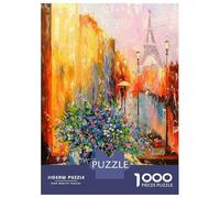Puzzle Per Adulti 1000 Pezzi Spring in Paris Puzzle Per Adolescenti Giochi Rilassanti Analisi E Logica Riduzione Dello Stress Regali 52x38cm/1000pcs