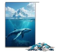 Puzzle per adulti 1000 pezzi Squalo Puzzle impossibile Gioco per famiglie Antistress Sfida difficile 1000 pezzi (75x50 cm)