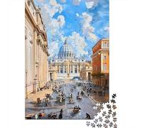 Puzzle Per Adulti 1000 Pezzi St. Peter's Basilica in Rome-3 Puzzle Per Adolescenti Giochi Rilassanti Un'opera D'arte Regali Unici Per Compleanno E Natale 52x38cm/1000pcs