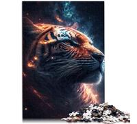 Puzzle per adulti 1000 pezzi Star Hunter Tiger DIY Puzzle Giocattoli per è ideale come regalo per tutta la famiglia 14,96 "x 20,47" per i 14 anni