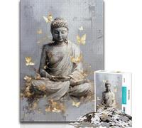 Puzzle per adulti 1000 pezzi Statua del Buddha dorato Puzzle per adulti giochi educativi Decorazione per la casa Arredamento e regali unici 26x38cm