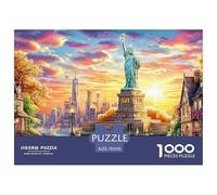 Puzzle Per Adulti 1000 Pezzi - Statua della Libertà_ New York Difficile | Gioco Relax Anti-Stress Con Stampa Nitida | Decorazione Unica Per Appassionati 70x50cm/1000pcs
