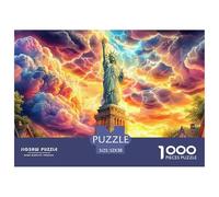 Puzzle Per Adulti 1000 Pezzi - Statua della Libertà_ New York Difficile | Gioco Relax Anti-Stress Con Stampa Nitida | Decorazione Unica Per Appassionati 52x38cm/1000pcs