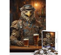 Puzzle per adulti 1000 pezzi Steampunk Beer Griffin Decorazione per la casa Giocattoli Regalo per compleanni Giochi per famiglie Attività divertenti a casa Dimensioni 50x75cm
