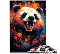 Puzzle per adulti, 1000 pezzi, stile panda, difficile e impegnativo, 26 x 38 cm, gioco impegnativo e gioco di famiglia per bambini dai 14 anni in su