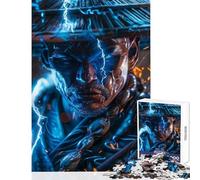 Puzzle per adulti 1000 pezzi Storm Spirit Hero giocattolo educativo ottimo regalo per giochi impossibili gioco migliora l'amore tra coppie dimensioni 38x26cm