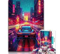 Puzzle per adulti 1000 pezzi Strade cittadine colorate 1000 pezzi per adolescenti giocattolo educativo Giochi divertenti per famiglie Decorazione unica per la casa 26x38cm