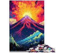 Puzzle per adulti 1000 pezzi Strana eruzione vulcanica divertente per tutta la famiglia 26 x 38 cm per alleviare lo stress vacanza a casa tempo