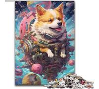 Puzzle per adulti 1000 pezzi "Strano cane" in legno, gioco interattivo per famiglie, adatto dai 14 anni in su, 50x75cm, gioco interattivo per famiglie
