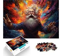 Puzzle per adulti, 1000 pezzi: strano vecchio colorato gioco educativo per compleanno e Natale, 26 x 38 cm
