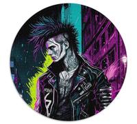 Puzzle per adulti 1000 pezzi Street Punk, puzzle da 1000 pezzi che sviluppa la coordinazione occhio-mano, perfetto come regalo di compleanno (67,5x67,5 cm)