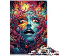 Puzzle per adulti 1000 pezzi Strega magica colorata puzzle difficile 26 x 38 cm rafforza l'amore tra coppie per adolescenti dai 14 anni in su