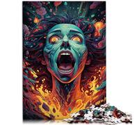 Puzzle per adulti 1000 pezzi: Strega malvagia, Puzzle Impossibile, Divertenti attività a casa, Regalo di compleanno, Regalo di viaggio, 50 x 75 cm