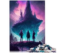 Puzzle per Adulti 1000 pezzi Stregoni su una montagna Puzzle Divertenti in Famiglia Difficili da completare ma Divertenti e Umoristici 26x38cm