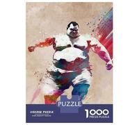Puzzle Per Adulti 1000 Pezzi Sumo Sport Art Puzzle Per Adolescenti Giochi Per Famiglie Sfida Difficile Aiuta L'esercizio Del Cervello 70x50cm/1000pcs