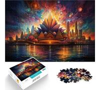 Puzzle per adulti 1000 pezzi Sydney Opera House divertimento per tutta la famiglia puzzle decorazione da parete unico compleanno 50 x 70 cm