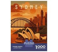 Puzzle Per Adulti 1000 Pezzi Sydney Travel Puzzle Rompicapo Gioco Difficile Regali Difficili Per Amici E Familiari 38x26cm/1000pcs