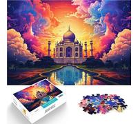Puzzle per adulti 1000 pezzi Taj Mahal India Giocattoli di intrattenimento Famiglia Puzzle Divertenti 19,7 "x 29,5" per adolescenti da 14 anni e oltre