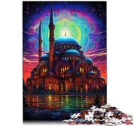 Puzzle per adulti, 1000 pezzi, TCAC Brkiye Hagia Sophia, divertente per tutta la famiglia, adatto come decorazione da scrivania per adolescenti dai 14 anni in su, 26 x 38 cm