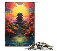 Puzzle per adulti 1000 pezzi Tempio di Bulguksa Corea del Sud Decorazione per la casa Puzzle Giocattoli Offerta come regalo per tutta la famiglia 75x50cm