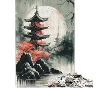 Puzzle per adulti 1000 pezzi Tempio giapponese 8 puzzle per adulti Puzzle per il miglior regalo per adulti 1000 pezzi (75x50 cm)