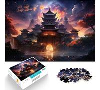 Puzzle per adulti 1000 pezzi tempio misterioso decorazione della casa puzzle regali di compleanno per adolescenti di 14 anni e oltre 26x38cm
