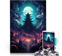 Puzzle per adulti 1000 pezzi Templi Giappone Puzzle Giochi educativi 26x38cm Decorazione per la casa unica e Regali Adatto per adolescenti da 14 anni e oltre