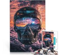 puzzle per adulti 1000 pezzi Teschio della galassia Fatto di legno per e da 14 anni in su Decorazione d'arte per la casa Collezione degli artisti, Belle arti misurare：50x75cm