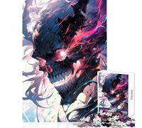 Puzzle per adulti 1000 pezzi Teschio della morte oscura Giocattolo educativo Regalo per compleanni Giochi rilassanti Ogni pezzo è unico - Dimensioni 38x26cm