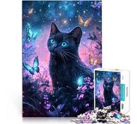 Puzzle per Adulti 1000 Pezzi The Blue Eyes Cat Stressabbau Staycation Zeit totschlagen Wanddekoration75x50cm
