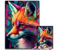 Puzzle per adulti 1000 pezzi The Clever Fox Puzzles Decorazione colorata per la casa e gioco interattivo per famiglie, 26X38cm / 10,23x14,96 pollici