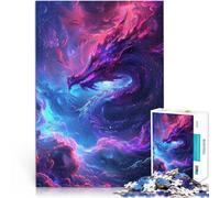 Puzzle per adulti 1000 pezzi "The Dragon Clouds" giocattolo da gioco sofisticato 26 x 38 cm tutta la famiglia