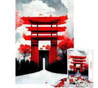 Puzzle per adulti 1000 pezzi The Gate Giocattoli antistress Regalo per compleanni Gioco rompicapo Attività divertenti a casa dimensioni 38x52cm