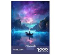Puzzle Per Adulti 1000 Pezzi The Man in The Canoe Puzzle Rompicapo Gioco Difficile Regali Difficili Per Amici E Familiari 70x50cm/1000pcs