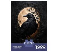 Puzzle Per Adulti 1000 Pezzi The Obsidian Crow Puzzle Per Adolescenti Giochi Per Famiglie Sfida Difficile Aiuta L'esercizio Del Cervello 52x38cm/1000pcs