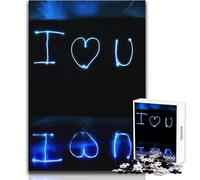 Puzzle per adulti 1000 pezzi Ti amo Giocattoli Giochi educativi Migliora la memoria Giocattolo educativo Dimensioni 38x26cm