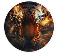 Puzzle per adulti 1000 pezzi Tiger, puzzle da 1000 pezzi per l'interazione familiare e la sfida del cervello, sfida di attività per la famiglia (dimensioni 67,5x67,5 cm)