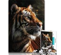 Puzzle per adulti 1000 pezzi Tigre puzzle educativo ideale come regalo per tutta la famiglia 75x50cm