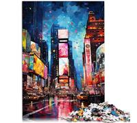 Puzzle per adulti 1000 pezzi Times Square giochi giocattolo regalo 26 x 38 cm regali per amici e familiari per adolescenti dai 14 anni in su
