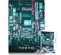 Puzzle per adulti 1000 pezzi Tokyo Cyberpunk in Giappone Gioco stimolante Giocattoli Decorazione per la casa Giocattoli antistress Dimensioni 38x26cm