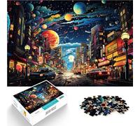 Puzzle per adulti, 1000 pezzi, Tokyo Giappone, città di notte, giochi educativi per la casa, puzzle per adolescenti dai 14 anni, 26 x 38 cm