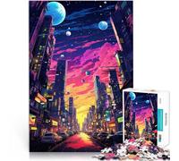 Puzzle per Adulti 1000 pezzi Tokyo Giappone Decorazione della Casa Puzzle Giocattoli 26x38cm Sollievo Stress Staycation Uccidi il tempo per 14 anni e più