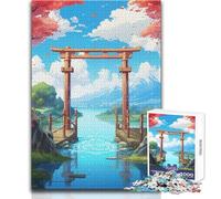 Puzzle per adulti 1000 pezzi Torii della pace Rompicapo Giochi per famiglie Vacanze a casa Idee regalo per ammazzare il tempo Dimensioni 38x26cm