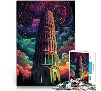 Puzzle per Adulti 1000 pezzi Torre Pendente di Pisa Giocattoli educativi Giochi di Famiglia Idee Regalo 14,96 "x 20,47" per Adolescenti dai 14 Anni