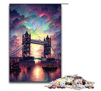Puzzle per adulti 1000 pezzi Tower Bridge Inghilterra Puzzle Gioco Giocattoli Divertenti 75x50cm