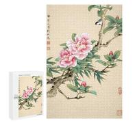 Puzzle per adulti 1000 pezzi uccelli e fiori puzzle per adulti giocattoli fai da te Staycation Kill Time divertimento a casa attività, 1000 pezzi