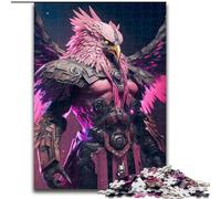 Puzzle per adulti 1000 pezzi "Uccello rosa del cielo" in legno, gioco interattivo per famiglie, adatto dai 14 anni in su, 50x75cm, gioco interattivo per famiglie