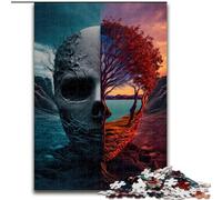 Puzzle per adulti, 1000 pezzi Umani contro Natura. Puzzle da 1000 pezzi per adulti. Ideale per il divertimento in famiglia. Regalo perfetto per feste e compleanni (dimensioni 26x38cm).